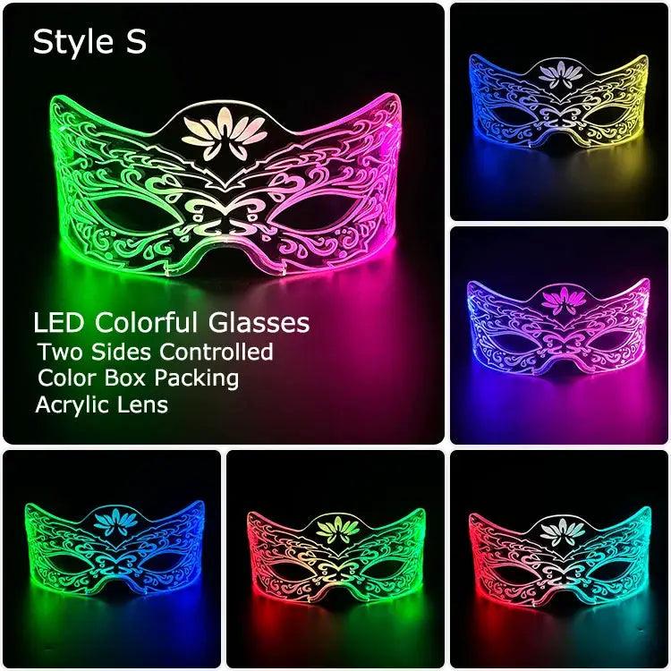  LED Glow Glasses Light Up Party Eyewear Halloween -  ToylandEU™