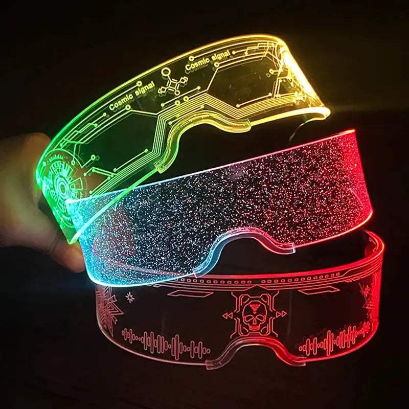  LED Glow Glasses Light Up Party Eyewear Halloween -  ToylandEU™