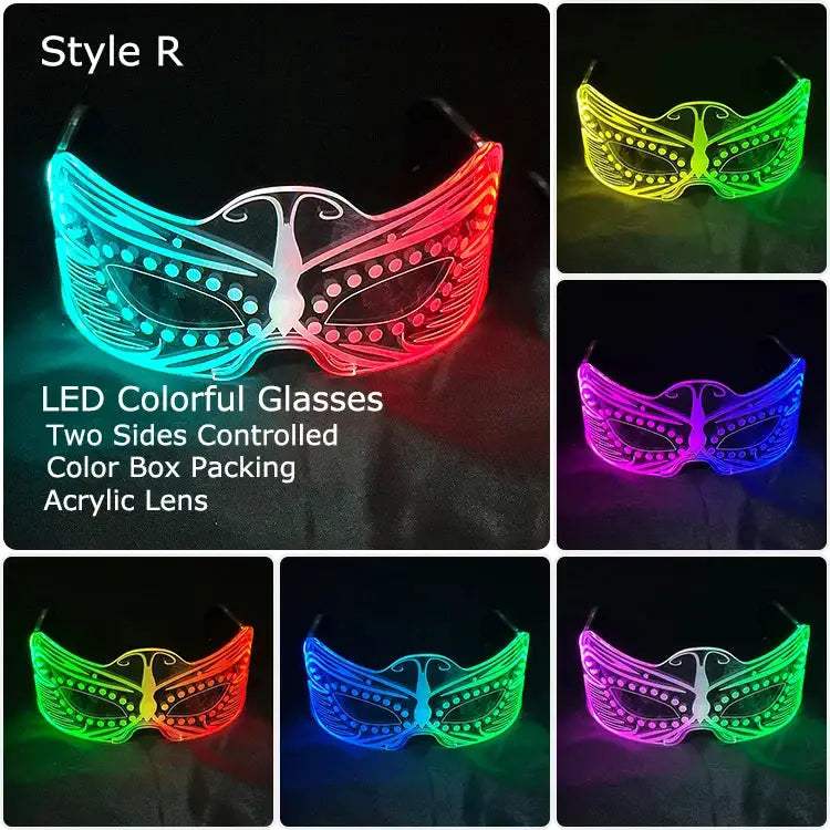  LED Glow Glasses Light Up Party Eyewear Halloween -  ToylandEU™