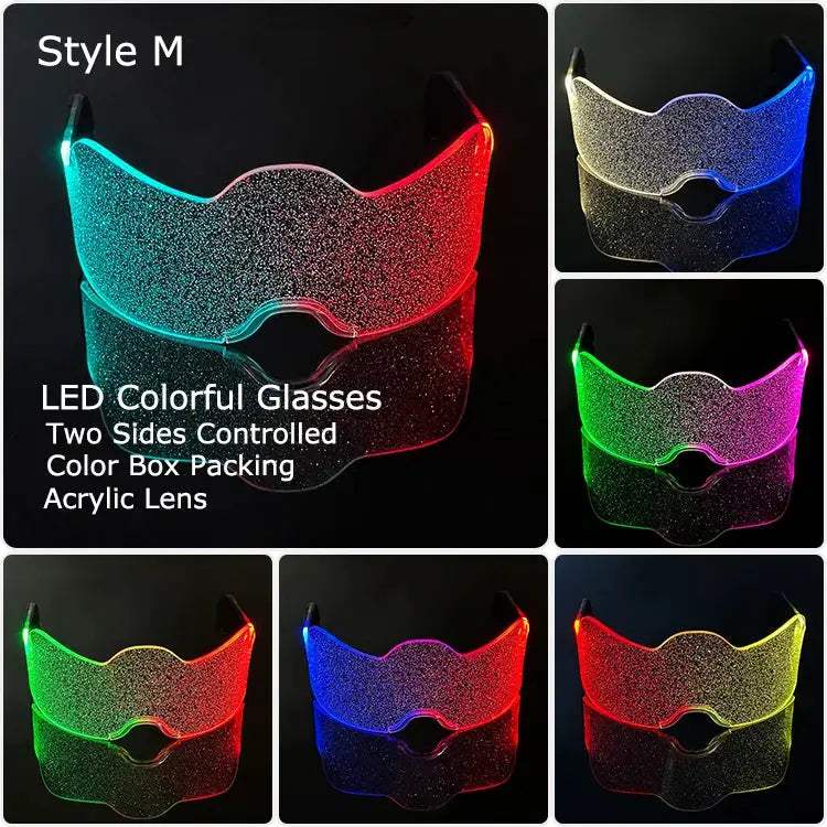  LED Glow Glasses Light Up Party Eyewear Halloween -  ToylandEU™