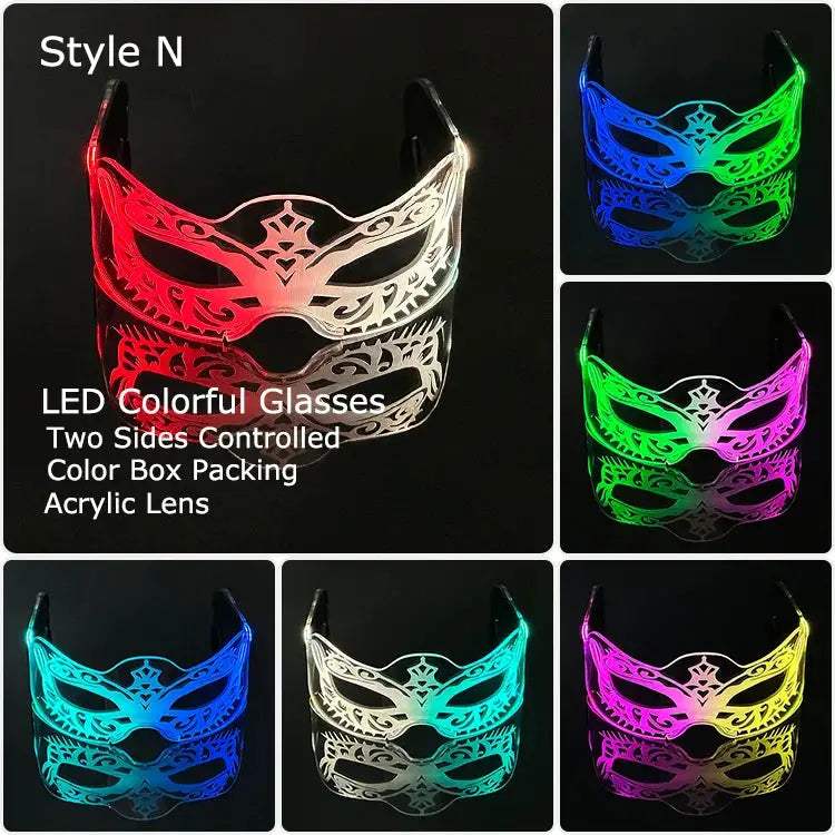  LED Glow Glasses Light Up Party Eyewear Halloween -  ToylandEU™