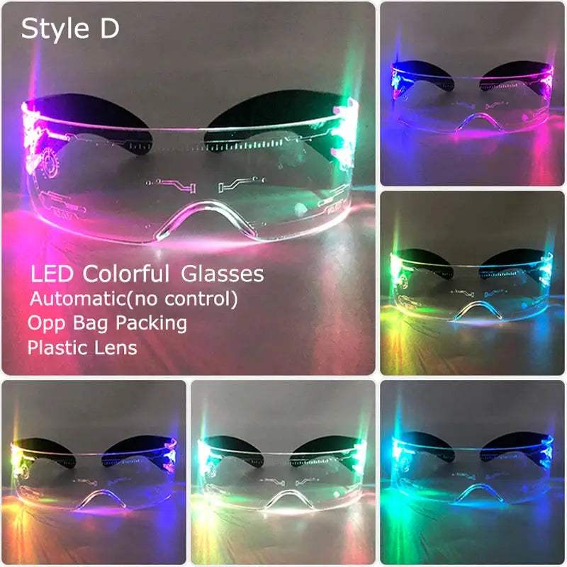  LED Glow Glasses Light Up Party Eyewear Halloween -  ToylandEU™