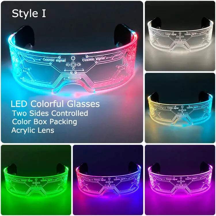  LED Glow Glasses Light Up Party Eyewear Halloween -  ToylandEU™
