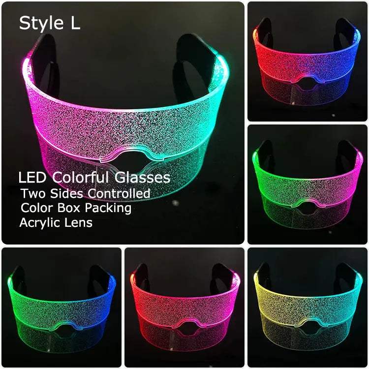  LED Glow Glasses Light Up Party Eyewear Halloween -  ToylandEU™
