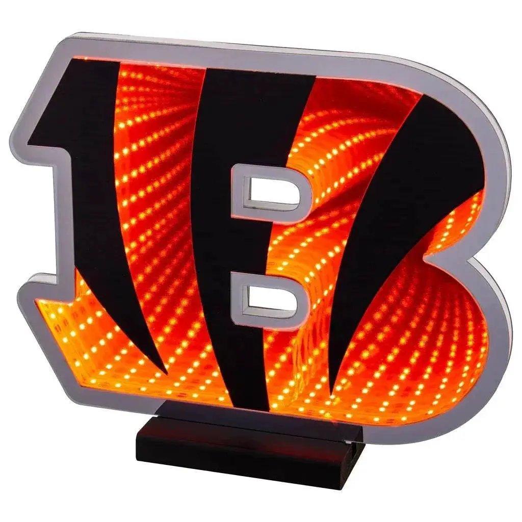  Cincinnati Bengals LED Infinity Logo Light 3D Display Base -  ToylandEU™