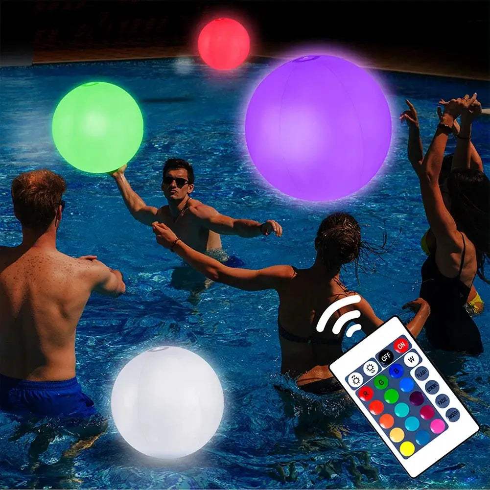  LED Inflatable Beach Ball Glow For Pool Parties Bright -  ToylandEU™