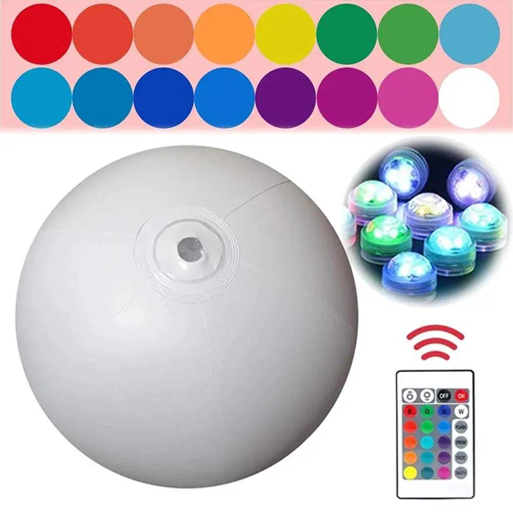  LED Inflatable Beach Ball Glow For Pool Parties Bright -  ToylandEU™