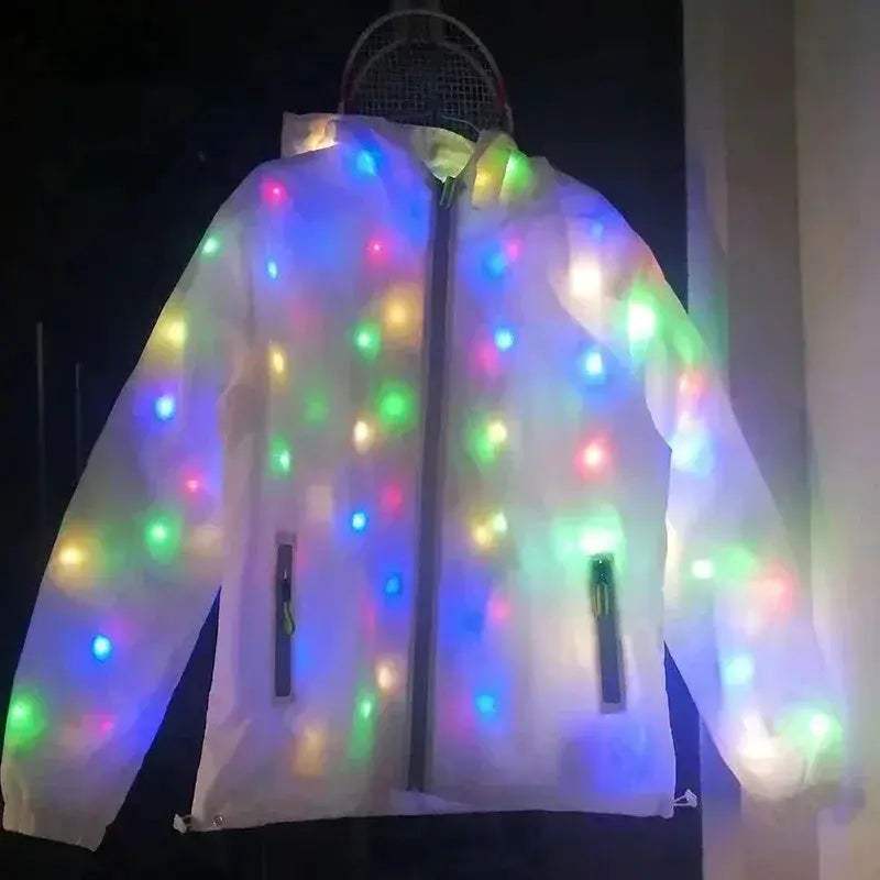 LED Jacket For Dancing Cosplay With Luminous Glow And Pocket - ToylandEU