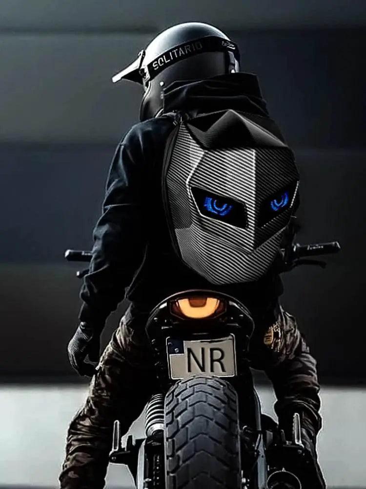  LED Knight Cycling Backpack Waterproof Bluetooth Helmet Bag -  ToylandEU™