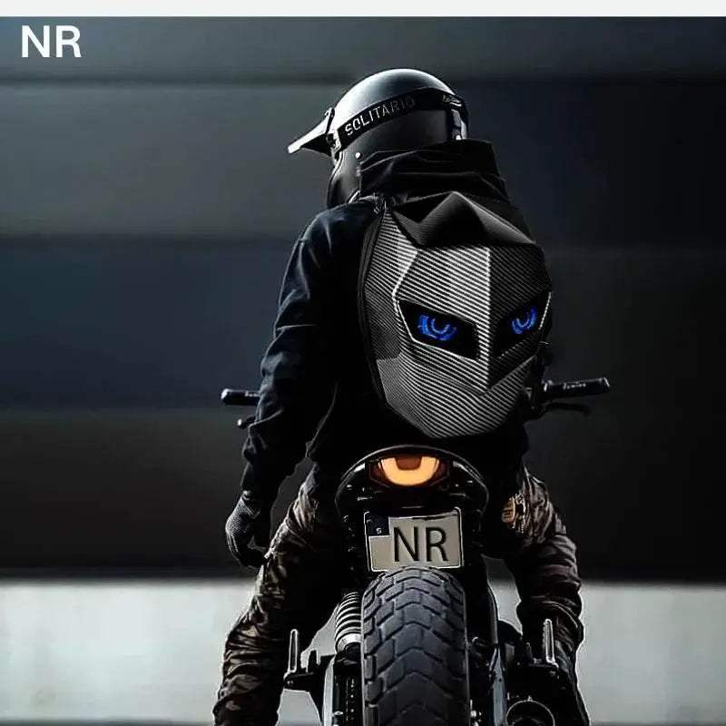  LED Knight Cycling Backpack Waterproof Bluetooth Helmet Bag -  ToylandEU™