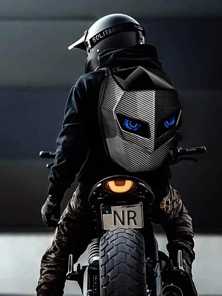 LED Knight Cycling Backpack Waterproof Bluetooth Helmet Bag -  ToylandEU™