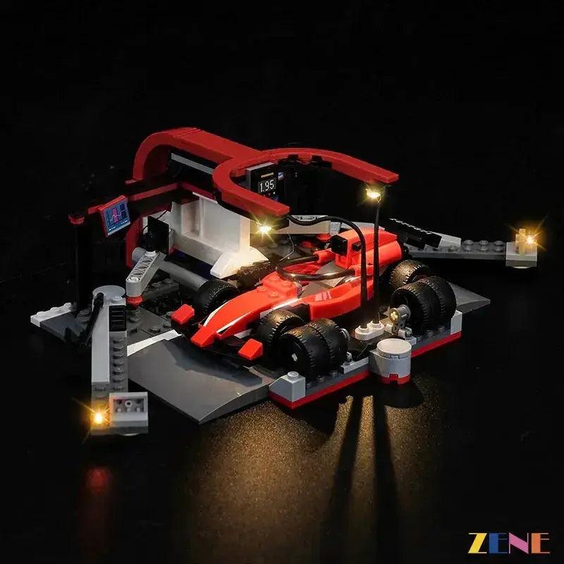  Light Kit for F1 Pit Stop & Pit Crew with Ferrari Car #60443 -  ToylandEU™