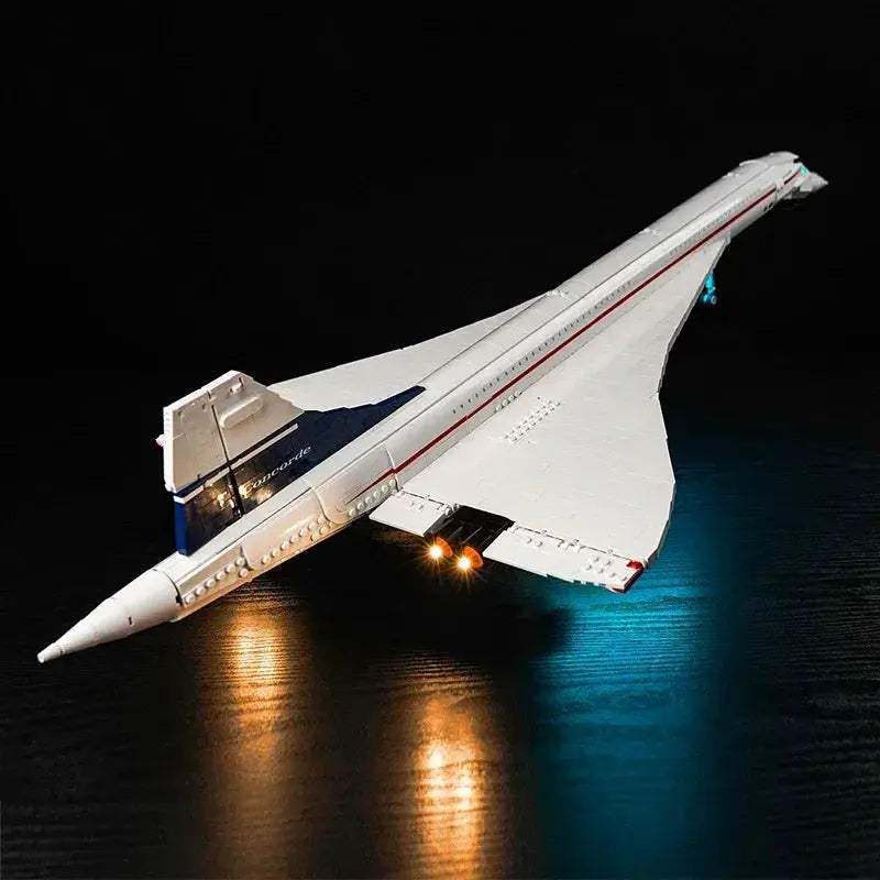 LED Light Kit for LEGO Concorde 10318 with Easy Installation - ToylandEU