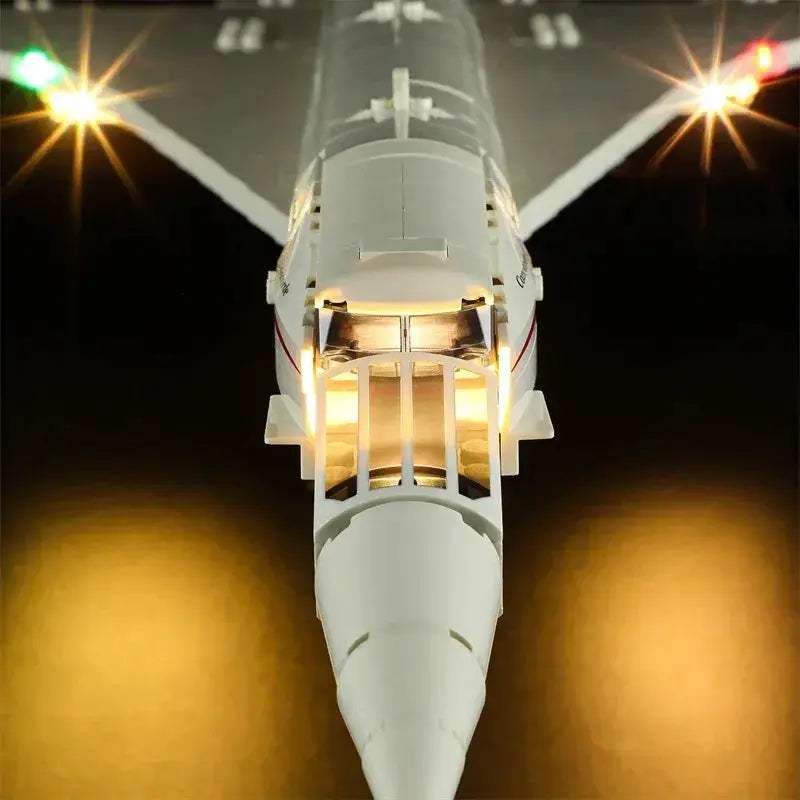 LED Light Kit for LEGO Concorde 10318 with Easy Installation - ToylandEU