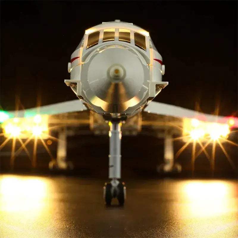 LED Light Kit for LEGO Concorde 10318 with Easy Installation - ToylandEU
