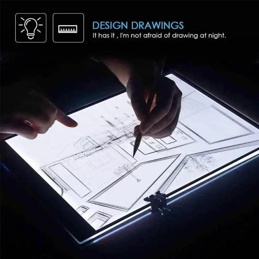  A3 A4 A5 Three Level Dimmable LED Light Pad Drawing Board Tracing Light Box Eye Protection for Diamond Painting -  ToylandEU™