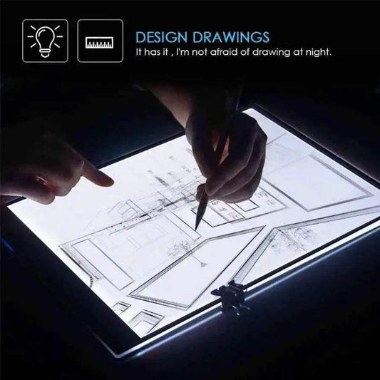  A3 A4 A5 Three Level Dimmable LED Light Pad Drawing Board Tracing Light Box Eye Protection for Diamond Painting -  ToylandEU™