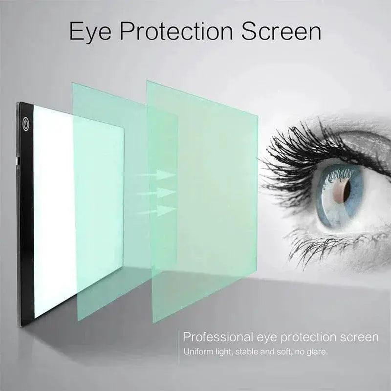  A3 A4 A5 Three Level Dimmable LED Light Pad Drawing Board Tracing Light Box Eye Protection for Diamond Painting -  ToylandEU™