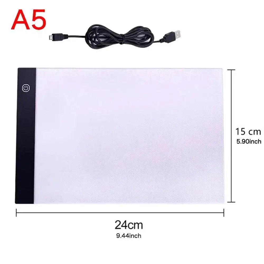  A3 A4 A5 Three Level Dimmable LED Light Pad Drawing Board Tracing Light Box Eye Protection for Diamond Painting -  ToylandEU™