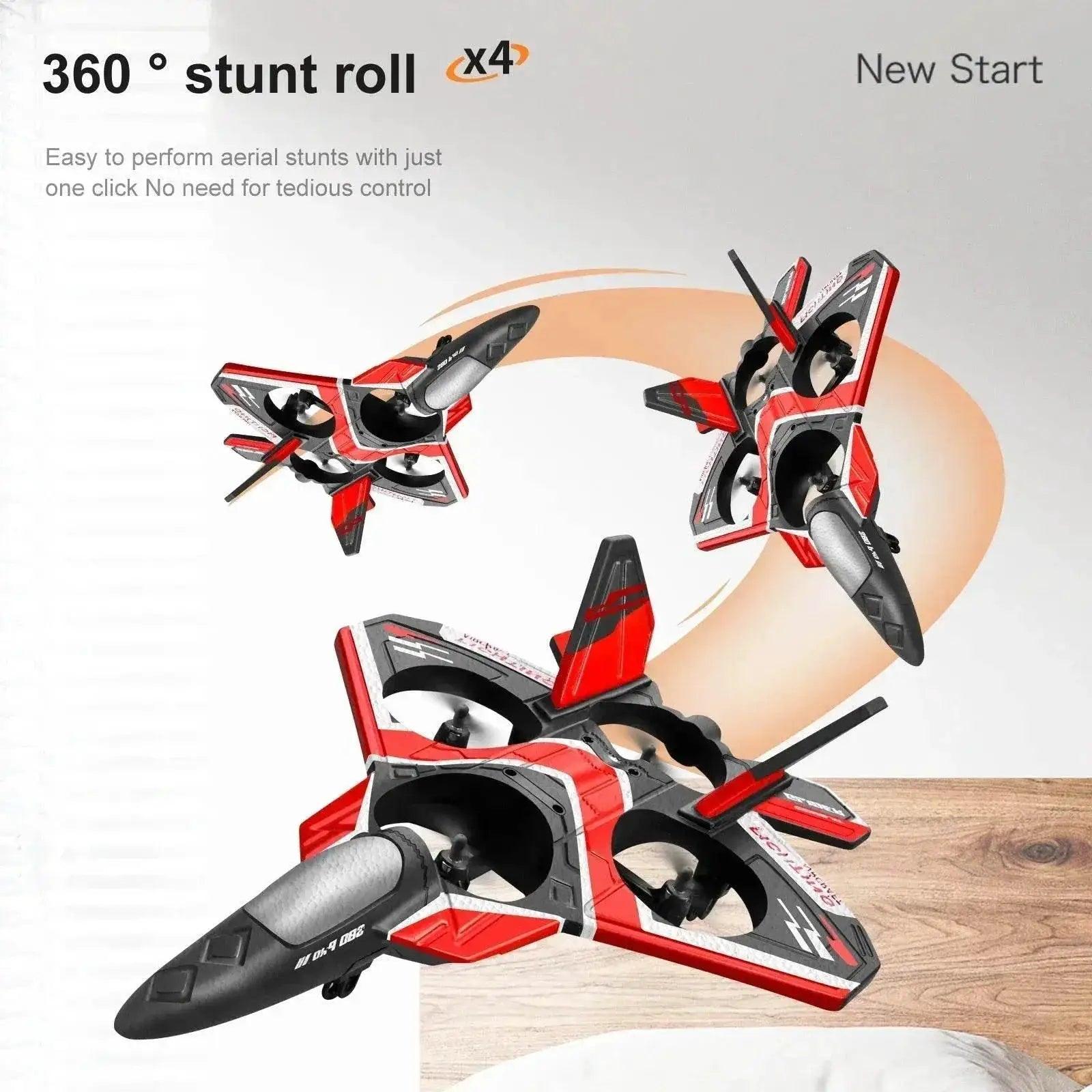  LED Light RC Foam Glider Fighter Airplane Toy for Boys - ToylandEU  -  ToylandEU™