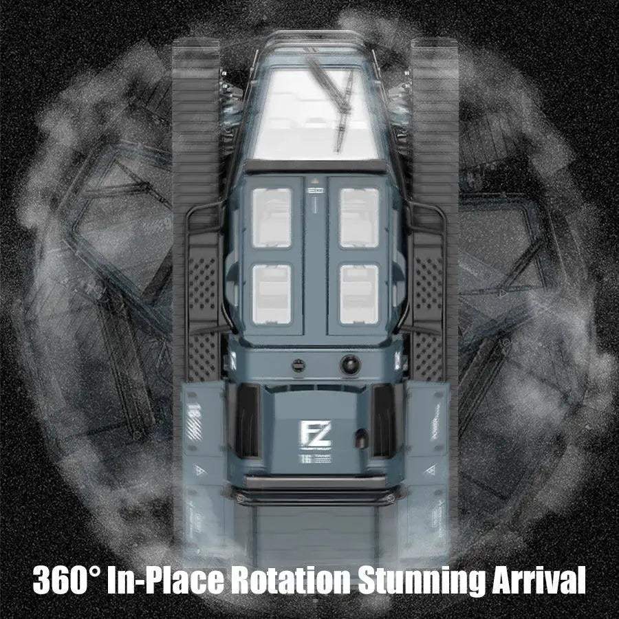 LED Light RC Tank Full Scale Remote Control Off Road - ToylandEU