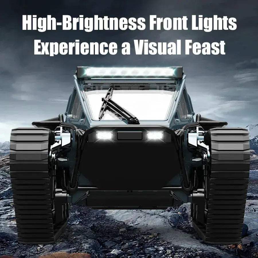 LED Light RC Tank Full Scale Remote Control Off Road - ToylandEU