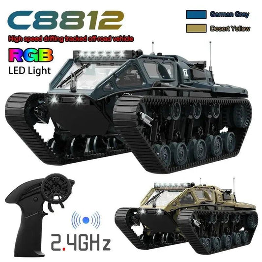  LED Light RC Tank Remote Control Off Road -  ToylandEU™