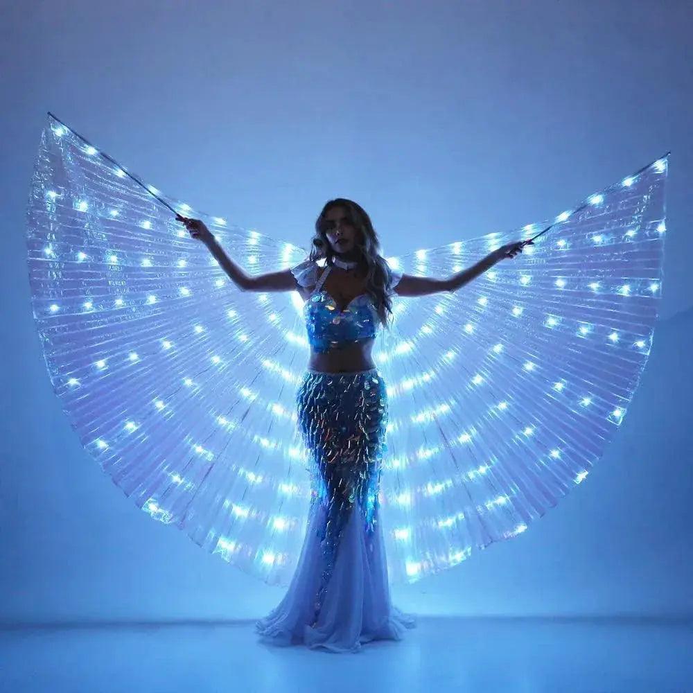  LED Light Up Belly Dance Wings Glowing Stage Shows -  ToylandEU™