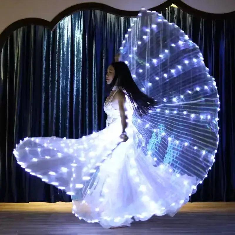 LED Light Up Belly Dance Wings Glowing Stage Shows -  ToylandEU™