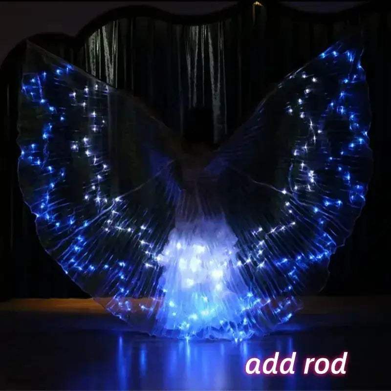 LED Light Up Butterfly Wing Cloak For Dancers And Parties - ToylandEU