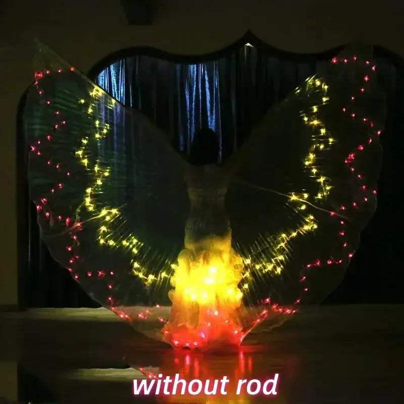 LED Light Up Butterfly Wing Cloak For Dancers And Parties - ToylandEU