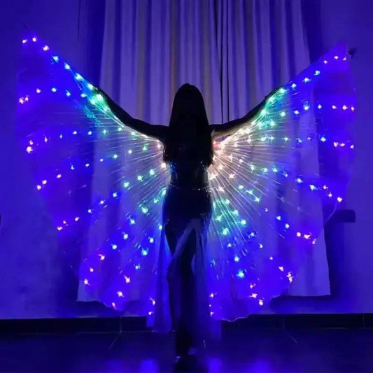  LED Light Up Butterfly Wing Cloak For Dancers Pro -  ToylandEU™