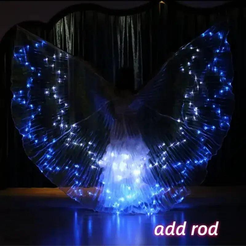  LED Light Up Butterfly Wing Cloak For Dancers Pro -  ToylandEU™