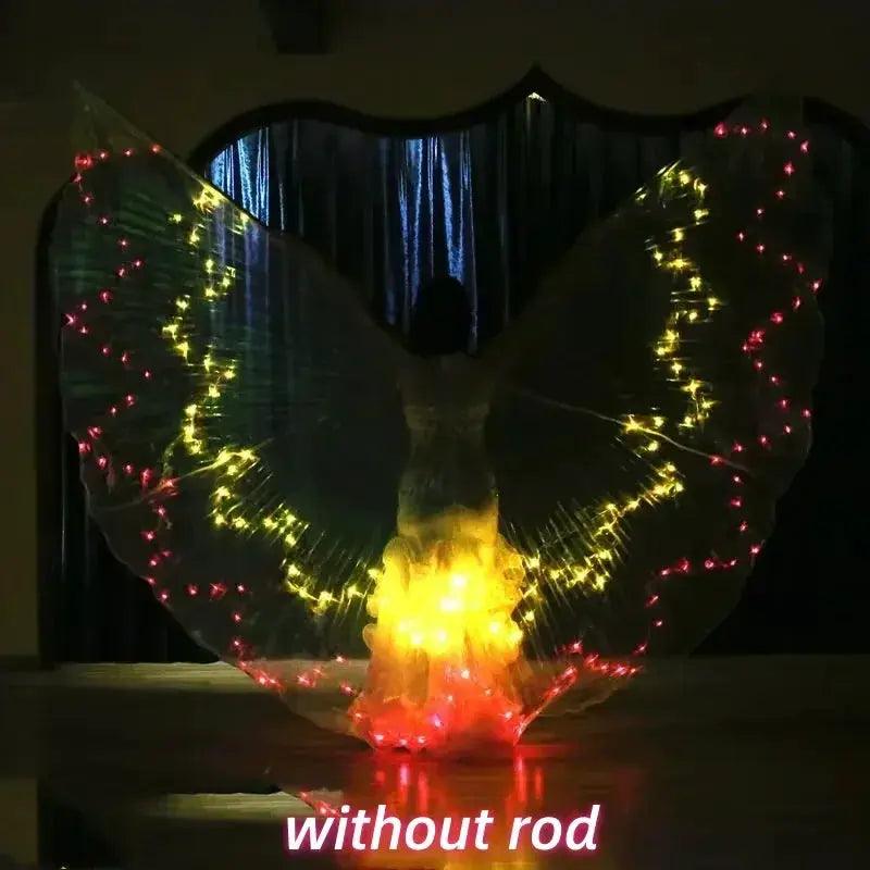  LED Light Up Butterfly Wing Cloak For Dancers Pro -  ToylandEU™