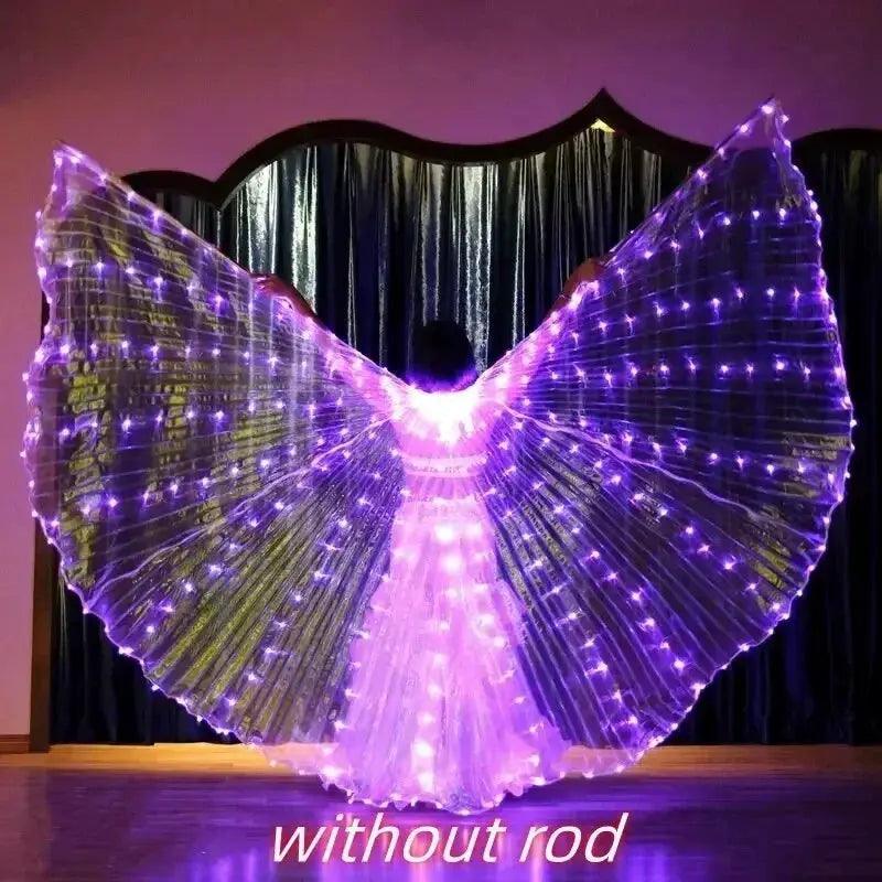  LED Light Up Butterfly Wing Cloak For Dancers Pro -  ToylandEU™