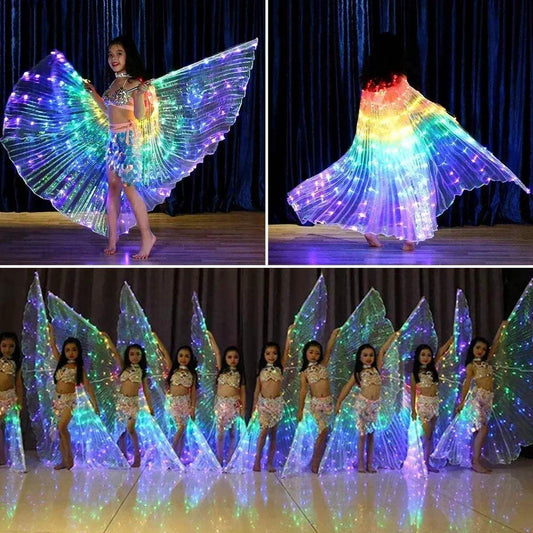 LED Light Up Butterfly Wing Cloak For Stage Performances - ToylandEU