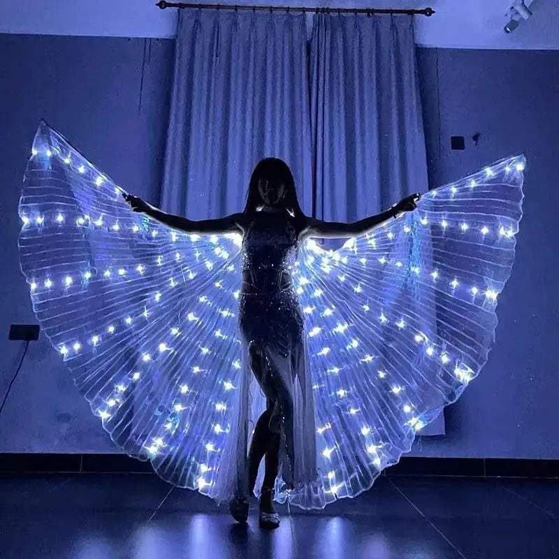 LED Light Up Butterfly Wing Cloak For Stage Performances - ToylandEU