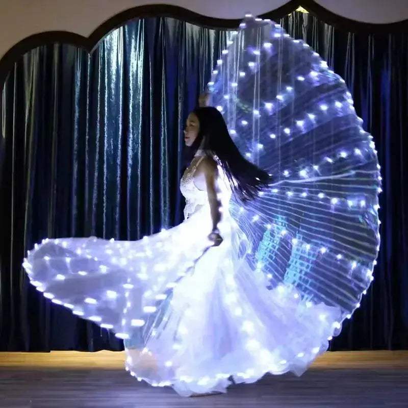 LED Light Up Butterfly Wing Cloak For Stage Performances - ToylandEU