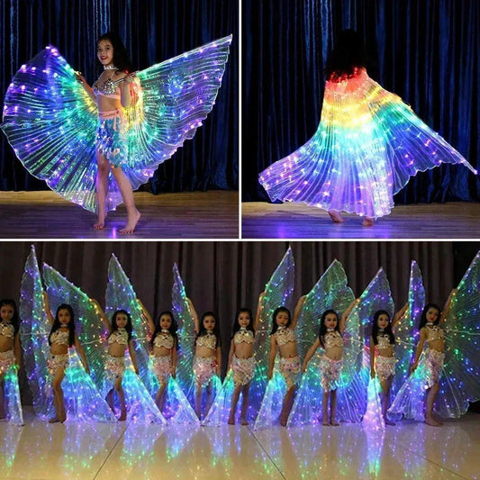  LED Light Up Butterfly Wing Cloak For Stage Use Glow -  ToylandEU™