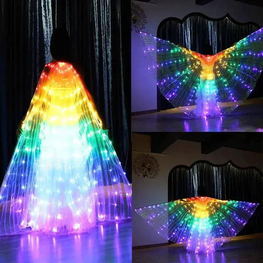  LED Light Up Butterfly Wing Cloak For Stage Use Glow -  ToylandEU™