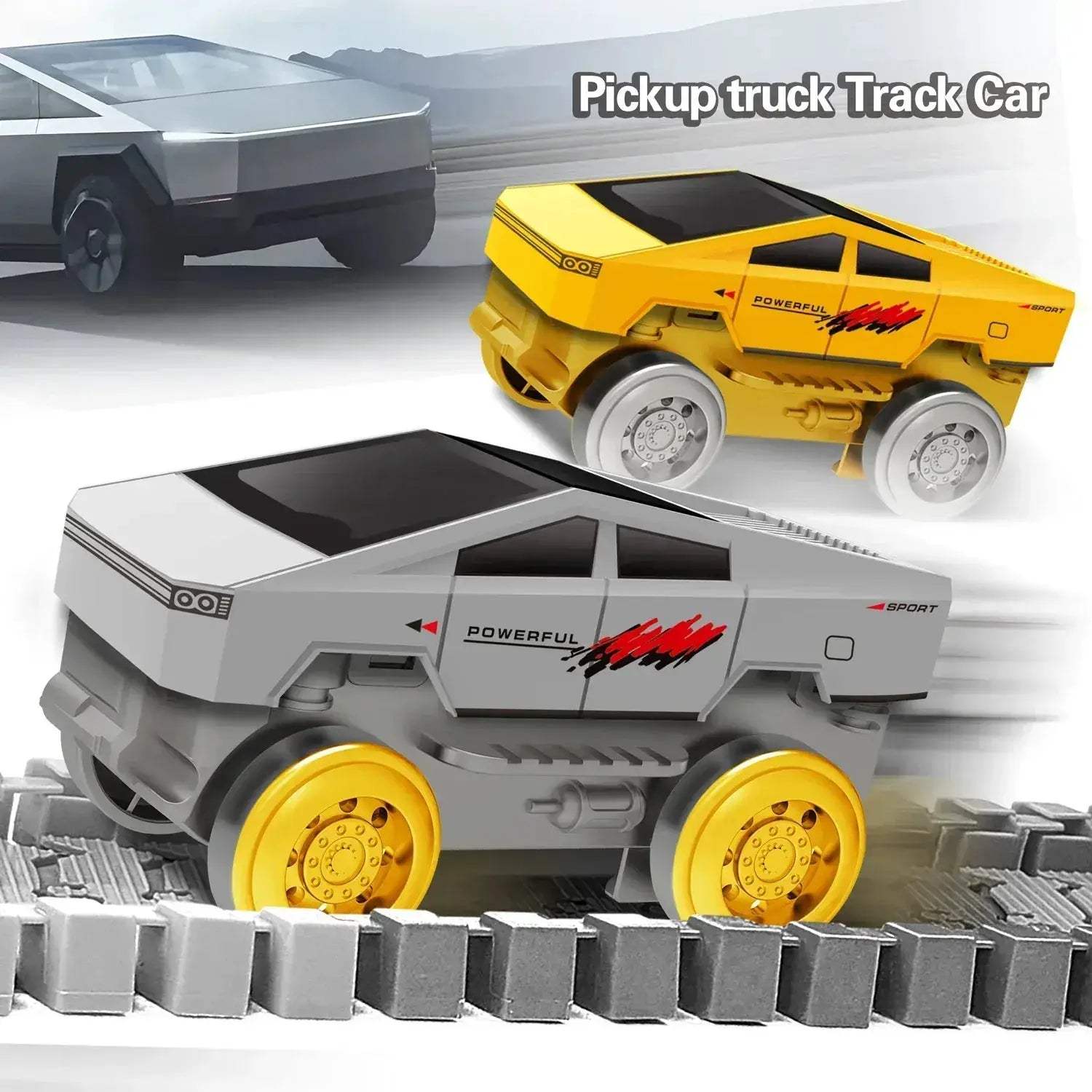 LED Light Up Cars For Glow Race Track Playset Gift - ToylandEU