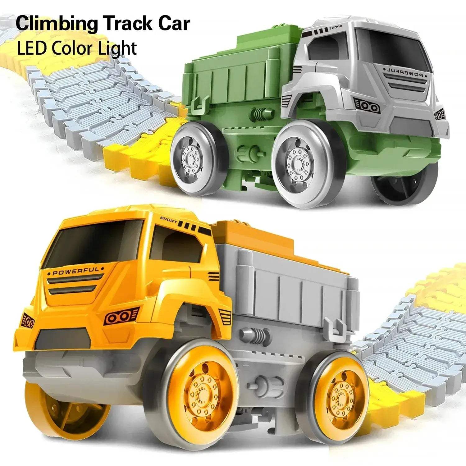 LED Light Up Cars For Glow Race Track Playset Gift - ToylandEU