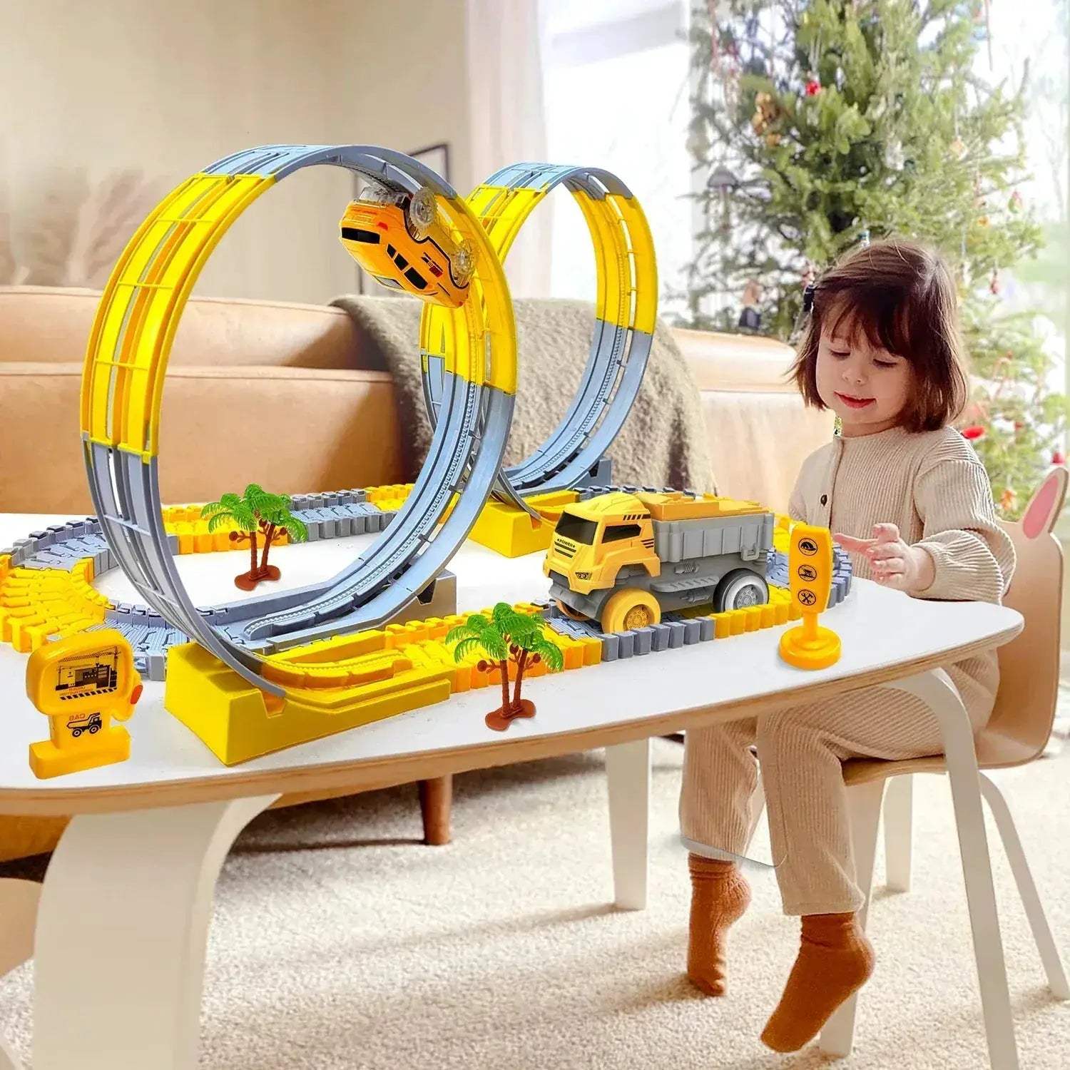 LED Light Up Cars For Glow Race Track Playset Gift - ToylandEU
