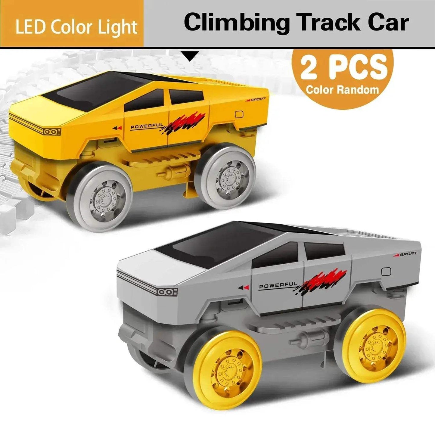 LED Light Up Cars For Glow Race Track Playset Gift - ToylandEU