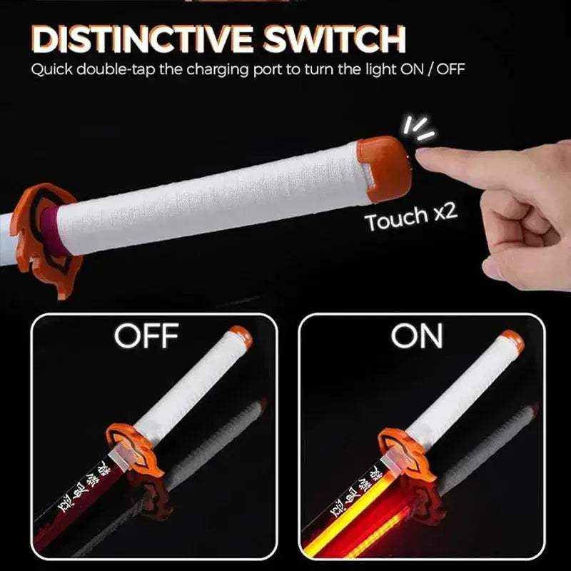 LED Light Up Demon Slayer Sword Katana For Cosplay - ToylandEU