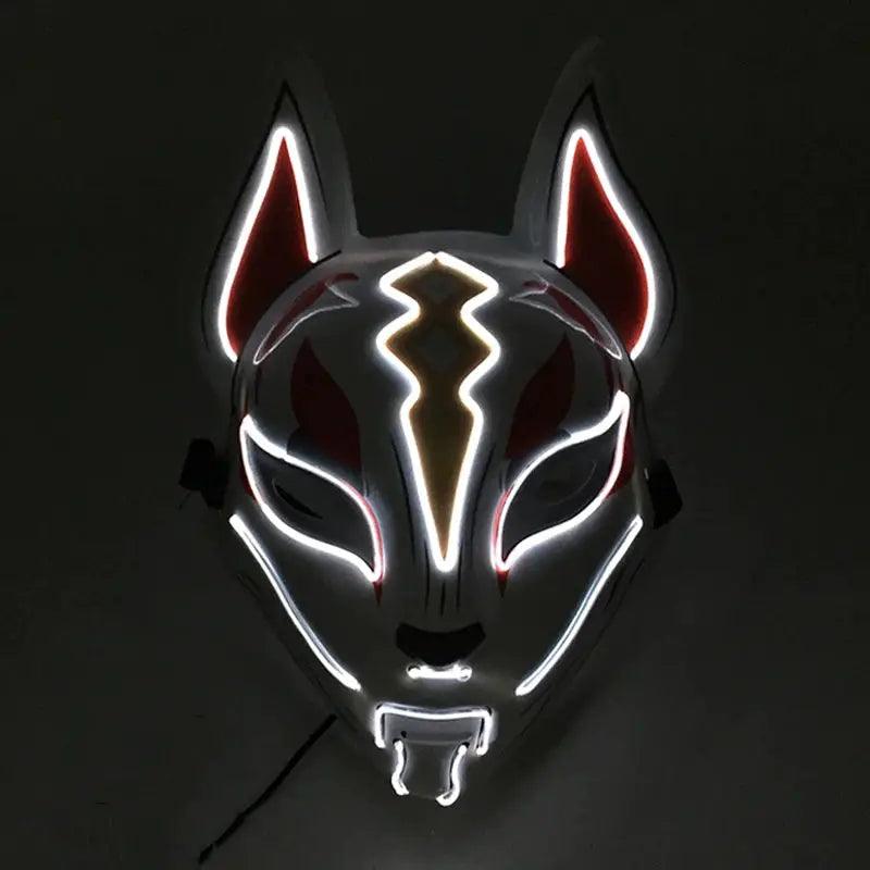  LED Light Up Glow Halloween Fox Mask Cosplay Party -  ToylandEU™