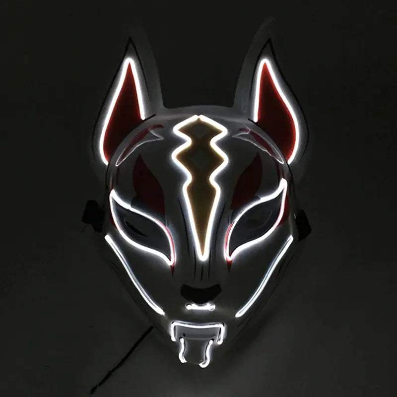  LED Light Up Glow Halloween Fox Mask Cosplay Party -  ToylandEU™