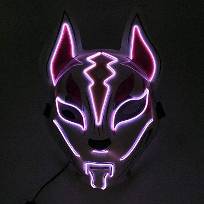  LED Light Up Glow Halloween Fox Mask Cosplay Party -  ToylandEU™