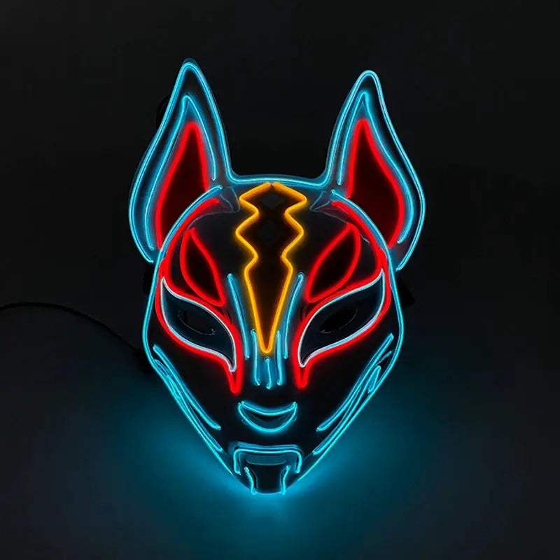  LED Light Up Glow Halloween Fox Mask Cosplay Party -  ToylandEU™
