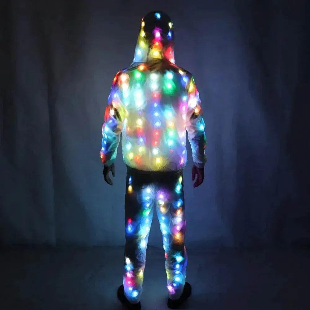  LED Lights Jacket Coat Pants Costumes Set Colorful Glowing -  ToylandEU™